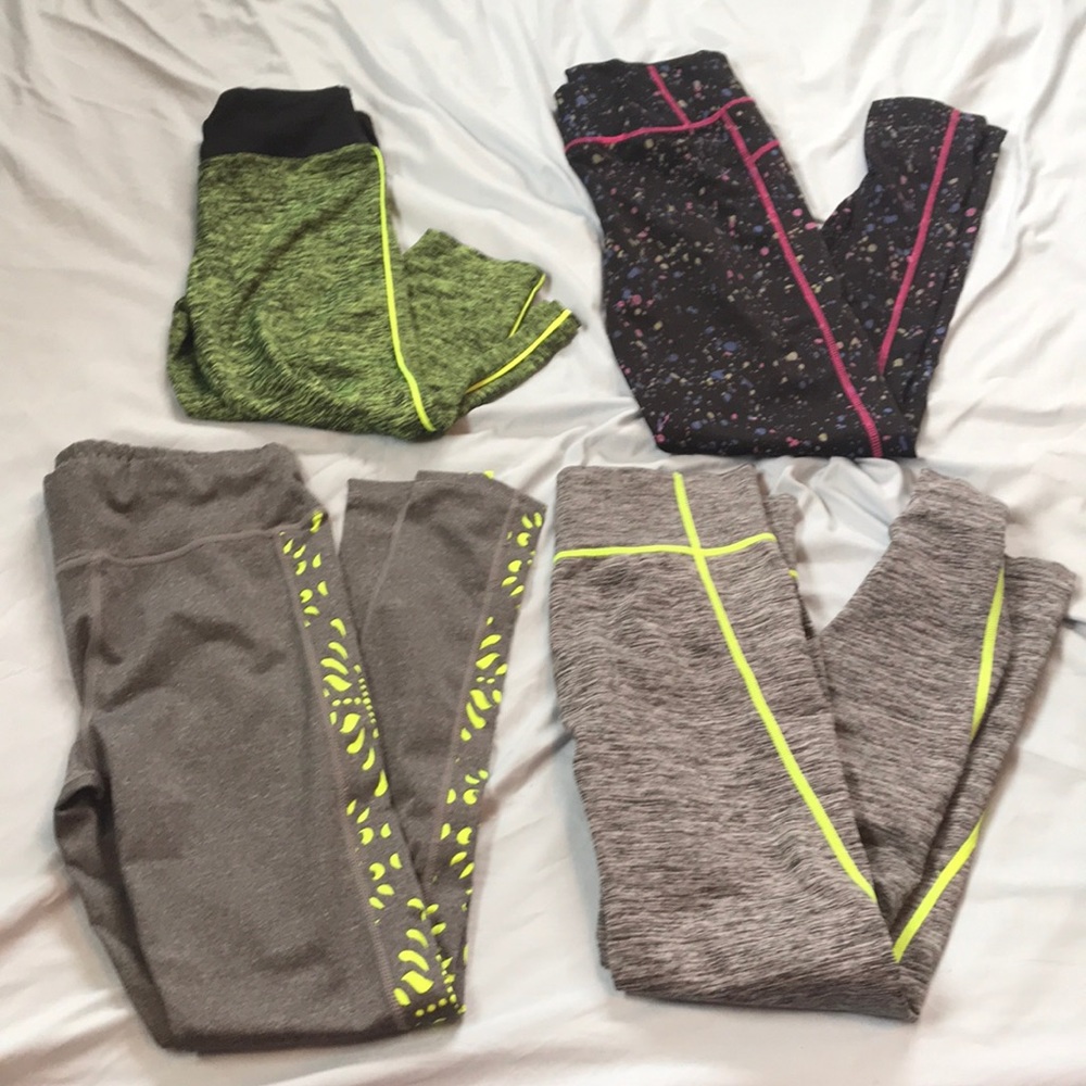 Yoga pants bundle! All size large, fit like medium